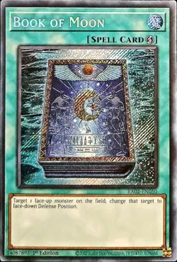 Yugioh! - Book of Moon - RA02-EN050 - Secret Rare - 25'th Ann. - NM/M - Image 1