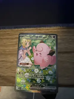 Pokemon TCG Lillie's Clefairy EX Journey Together Sir Card 184/159 NM Condition - Image 1
