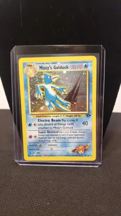 Pokemon TCG Gym Challenge Misty's Golduck 12/132 Holo Card 2000 Played Vintage - Image 1