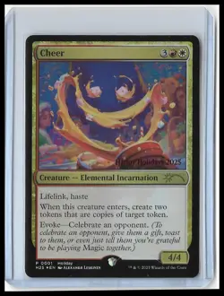 Cheer 0001 Happy Holidays 2025 Promo WPN Magic MTG Card English - Image 1