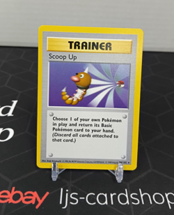 Scoop Up Base Set 78/102 Regular Rare Shadowless LP Pokemon Card TK - Image 1