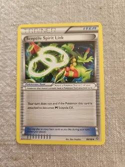 POKEMON CARD SCEPTILE SPIRIT LINK 80/98 ITEM TRAINER POKEMON TCG CCG - Image 1