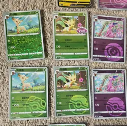 Simplified Chinese Pokemon Cards TCG Gem Pack Cards V Cards Eeveelutions - Image 3