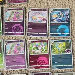 Simplified Chinese Pokemon Cards TCG Gem Pack Cards V Cards Eeveelutions - Image 4