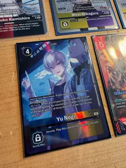 Digimon Card Lot Yuuko Kamishiro Bt22-083. 5 Cards NM - Image 4