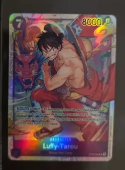 One Piece Card Game PURPLE Monkey.D.Luffy #ST18-005 Luffy-Tarou English - Image 2