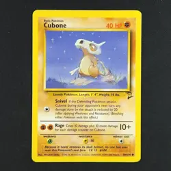 Cubone 70/130 - Base Set 2 - Pokemon Card - Image 1