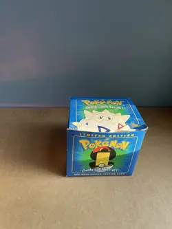 1999 23K Gold Plated Pokemon Togepi Trading Card Blue Box Burger King - Image 3