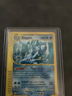 Pokemon Kingdra TCG Holo Rare Card Aquapolis H14/H32 Rare Pokemon 2002 MP - Image 2