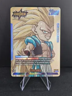 Gotenks SB02-017 Gold Leader Manga Booster 02 Dragon Ball Card English - Image 1