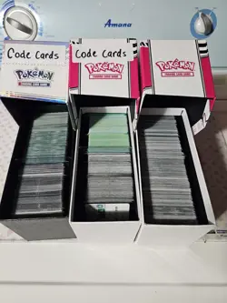 Pokemon TCG QR Code, Over 1300 Unused Cards Lot - Multiple Sets - Image 2