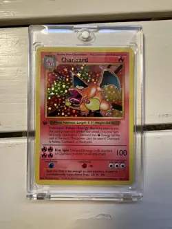 Pokemon Charizard Collection Cards with Card Brick 1996 1st Edition DIY - Image 1