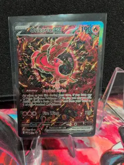 2025 Pokemon Phantasmal Flames Promo Card 024 Oricorio EX from Charizard UPC . - Image 1