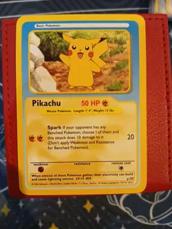 Pikachu Funskool 2004 India Pokemon Card g08 Vintage - NM - Image 1