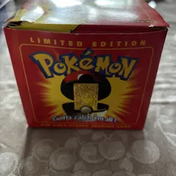 Pokemon Pikachu Trading Card Limited Edition 23K Gold-Plated with COA Sealed - Image 2