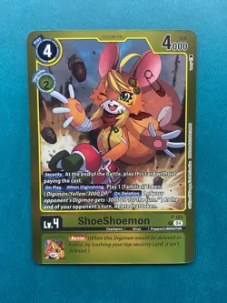 ShoeShoemon P-165 LM-06 Billion Bullet Digimon Card Game x1 - Image 1