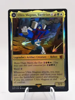 Ultra Magnus, Tactician 015/015 Foil Universes Beyond Transformers BOT MTG NM - Image 1
