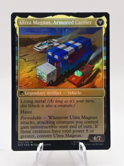 Ultra Magnus, Tactician 015/015 Foil Universes Beyond Transformers BOT MTG NM - Image 2