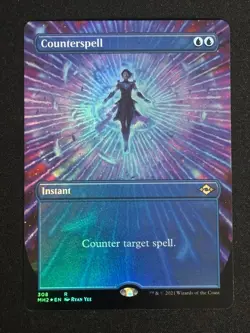 1x MTG Counterspell (Borderless, Foil) - Modern Horizons 2 (MH2) #308 - Magic - Image 1