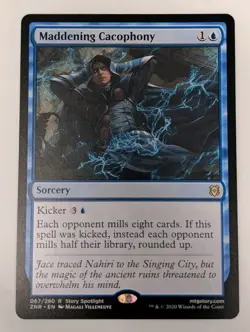 Maddening Cacophony Zendikar Rising - MTG RARE - Image 1