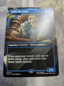 MTG ** IN HAND ** Bruvac the Grandiloquent / Eddie the Judge (Iron Maiden SLD) - Image 1