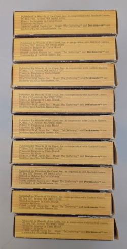 NINE RARE MTG Original Beta EMPTY Starter Deck Boxes Magic the Gathering - Image 5