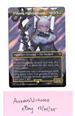 Y'shtola, Night's Blessed ✩ Borderless Surge Foil MTG Final Fantasy Mythic #215 - Image 1