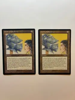 Helm of Obedience (X2 INCLUDED!!) Alliances Regular - GREAT PRICE! - Image 1