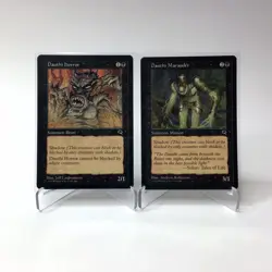 (2) Magic: The Gathering Tempest Dauthi Marauder & Dauthi Horror Vintage 1997 LP - Image 1