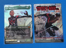 MTG Spider-Man Ultimate Spider-Man 4/3 Mythic 0234 Miles Morales Borderless Foil - Image 1