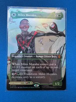 MTG Spider-Man Ultimate Spider-Man 4/3 Mythic 0234 Miles Morales Borderless Foil - Image 2