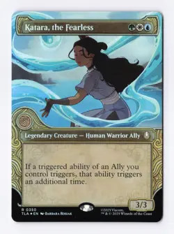 Katara, the Fearless (Showcase) (Foil) 0350 MTG Avatar: The Last Airbender (TLA) - Image 1