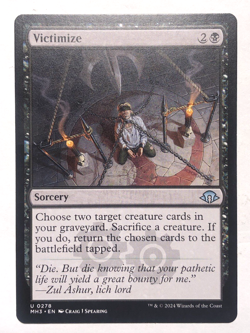 Victimize 0278 Modern Horizons 3 MTG Magic the Gathering NM - Image 1