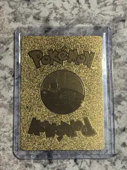 Pokemon Charizard VMAX 330hp Gold Foil Fan Art Collector Card TCG - Image 2
