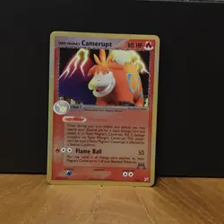 Pokemon TCG Team Magma's Camerupt 19/95 Team Magma Aqua Reverse Holo Rare 80HP - Image 1
