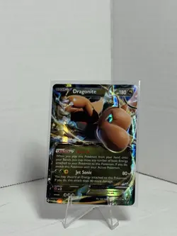 Pokemon TCG Dragonite EX 74/111 Ultra Holo Rare XY Furious Fists LP-MP - Image 1