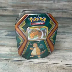 Pokemon TCG Factory Sealed Dragonite Dragons Card Tin 820650102851 - Image 1