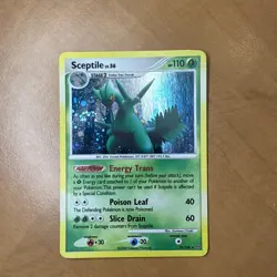 Pokemon TCG Sceptile 10/100 D&P Stormfront 2008 Holo Rare - LP - Image 2