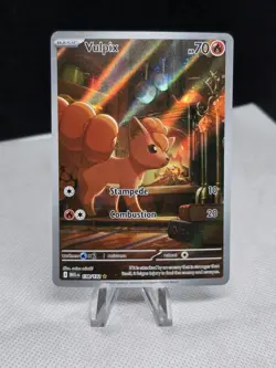2025 Pokemon Mega Evolutions VULPIX 138/132 Illustration Rare - Image 1