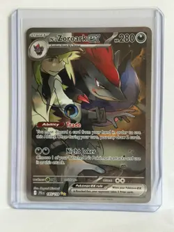 N's Zoroark ex - 185/159 - Pokemon Journey Together Special Illustration Rare NM - Image 1