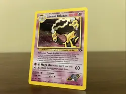 Pokemon TCG Alakazam Holo Rare Swirl Sabrina's Gym Challenge 16/132 2000 GREAT! - Image 3