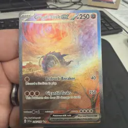 Pokemon Great Tusk ex 246/198 Scarlet & Violet Ultra Rare Alternate Art NM - Image 2