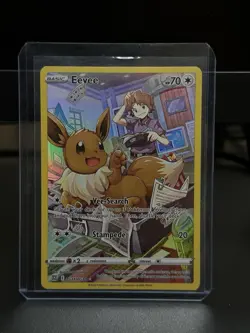 Pokemon Eevee Ultra Rare SWSH09 Brilliant Stars Trainer Gallery TG11/TG30 NM - Image 1