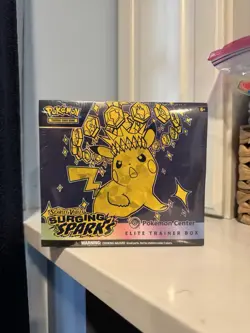 Pokemon Surging Sparks Elite Trainer Box ETB Pokemon Center Exclusive - SEALED - Image 1