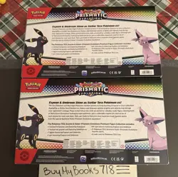 POKEMON TCG PRISMATIC EVOLUTIONS PREMIUM FIGURE COLLECTION - SEALED LOT OF 2 - Image 2
