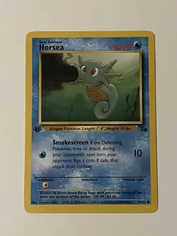 Pokemon TCG Horsea Fossil 49 Regular 1st Edition Common - Image 2