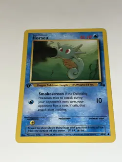 Pokemon TCG Horsea Fossil 49 Regular 1st Edition Common - Image 3