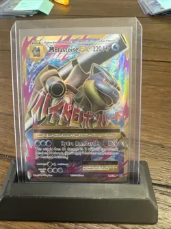 Pokemon XY Evolutions M Blastoise EX 102/108 Full Art Ultra Rare Holo - Image 1