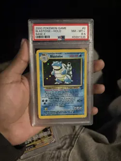 Pokemon TCG Blastoise Base Set 2 Holo Unlimited Rare PSA 8.5 - Image 1