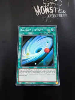 YUGIOH GALAXY CYCLONE SUPER RARE SESL-EN044 1ST EDITION - Image 1